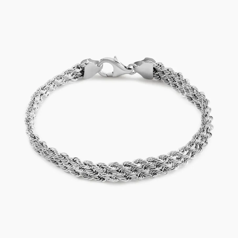 Histoire d'Or Bracelet Jerry Maille Corde 3 Rangs