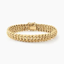 Bracelet Jimmy Maille Americaine Or Jaune-Histoire d'Or Discount