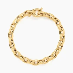 Bracelet Jodie Maille Jaseron Godronne Or Jaune-Histoire d'Or Outlet