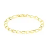 Histoire d'Or Bracelet Joice Maille Alternée Et Godronne Or Jaune