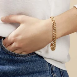 Bracelet Joline Maille Russe Or Jaune-Histoire d'Or New