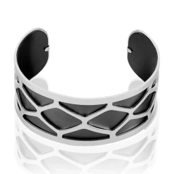 Bracelet Jonc Acier Blanc-IMAGINE Sale