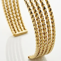 Bracelet Jonc Acier Dore Anthonyn-Histoire d'Or Hot