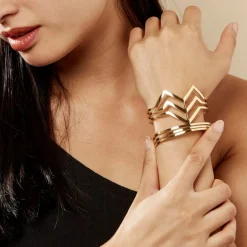 Histoire d'Or Bracelet Jonc Adel Acier Jaune