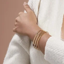 Histoire d'Or Bracelet Jonc Adel Acier Jaune