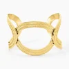 Histoire d'Or Bracelet Jonc Agostino Acier Jaune
