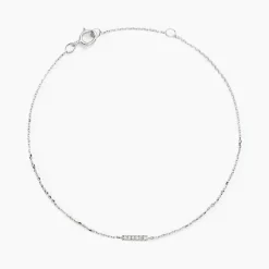 Histoire d'Or Bracelet Jonc Aprhodisia Blanc Diamant Blanc
