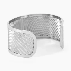 IMAGINE Bracelet Jonc Aud Acier Blanc