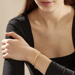 Histoire d'Or Bracelet Jonc Capucina Grec Or Jaune