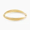 Bracelet Jonc Claudie 3 Fils Entrelaces Or Jaune-Histoire d'Or Best