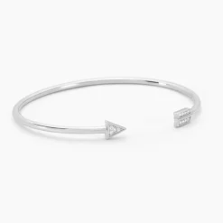 Bracelet Jonc Danae Argent Blanc Oxyde De Zirconium-Histoire d'Or Online