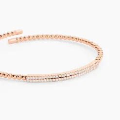 Histoire d'Or Bracelet Jonc Fuerza De Zirconium