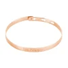 Histoire d'Or Bracelet Jonc Gravita Argent Rose