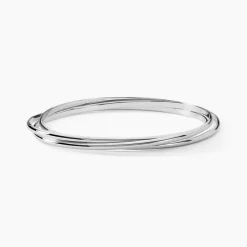 Histoire d'Or Bracelet Jonc Hugoline Argent Blanc