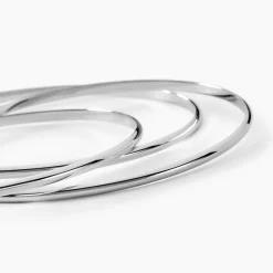 Histoire d'Or Bracelet Jonc Hugoline Argent Blanc