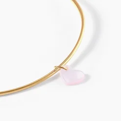 Bracelet Jonc Ida Coeur Or Jaune-Histoire d'Or Outlet