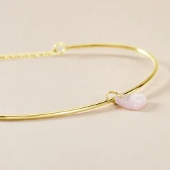 Bracelet Jonc Ida Coeur Or Jaune-Histoire d'Or Outlet