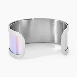Bracelet Jonc Kayssi Acier Blanc-IMAGINE New