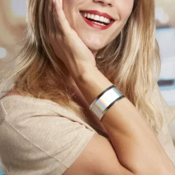 Bracelet Jonc Kayssi Acier Blanc-IMAGINE New