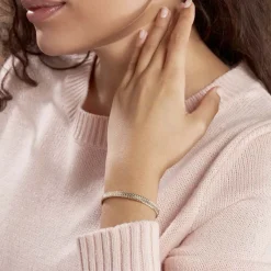 Histoire d'Or Bracelet Jonc Lilya Plaqué Or Jaune