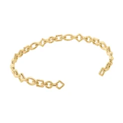 Bracelet Jonc Linka Plaqué Or Jaune-Histoire d'Or Hot