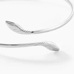 Histoire d'Or Bracelet Jonc Maisha Argent Blanc