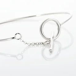 Bracelet Jonc Marie-capucine Argent Blanc-Histoire d'Or Hot