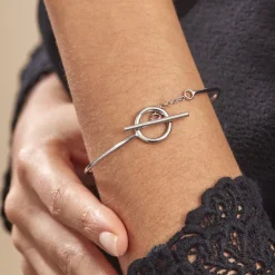 Bracelet Jonc Marie-capucine Argent Blanc-Histoire d'Or Hot