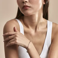 Bracelet Jonc Nathaelae Argent Blanc-Histoire d'Or Hot