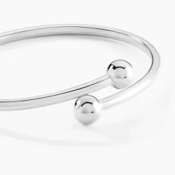 Bracelet Jonc Noûr Argent Blanc-Histoire d'Or Hot