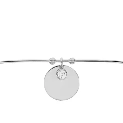 Histoire d'Or Bracelet Jonc Paula Argent Blanc Oxyde De Zirconium