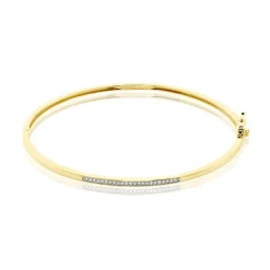 Bracelet Jonc Phillipa Or Jaune Diamant-Histoire d'Or Hot