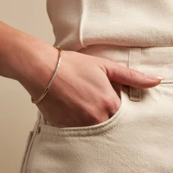 Bracelet Jonc Phillipa Or Jaune Diamant-Histoire d'Or Hot