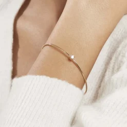 Histoire d'Or Bracelet Jonc Plaqué Or Jaune Nilay Oxyde De Zirconium