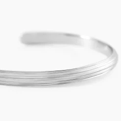 Histoire d'Or Bracelet Jonc Pulse Argent Blanc