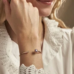 Bracelet Jonc Purple Mood Argent Rose Oxyde De Zirconium-Histoire d'Or Outlet