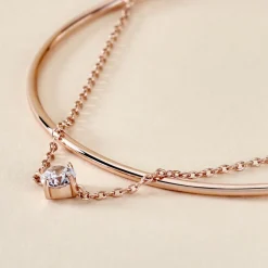 Histoire d'Or Bracelet Jonc Ruth De Zirconium