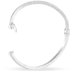 Bracelet Jonc Safietouae Argent Blanc-Histoire d'Or Clearance