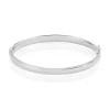 Bracelet Jonc Thaira Argent Blanc-Histoire d'Or Clearance