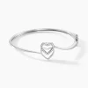 Histoire d'Or Bracelet Jonc Veronike Argent Blanc Oxyde De Zirconium