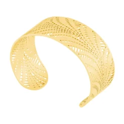 Bracelet Jonc Wilson Acier Dore-Histoire d'Or Hot