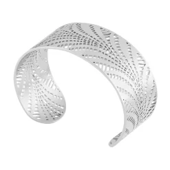 Histoire d'Or Bracelet Jonc Wilson Acier Blanc
