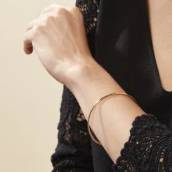 Bracelet Jonc Xylina Fil Rond Lisse Or Jaune-Histoire d'Or Outlet