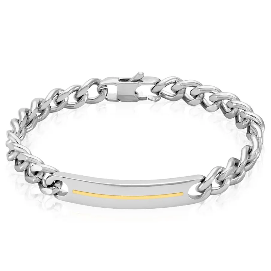 JOURDAN Bracelet Acier Gris