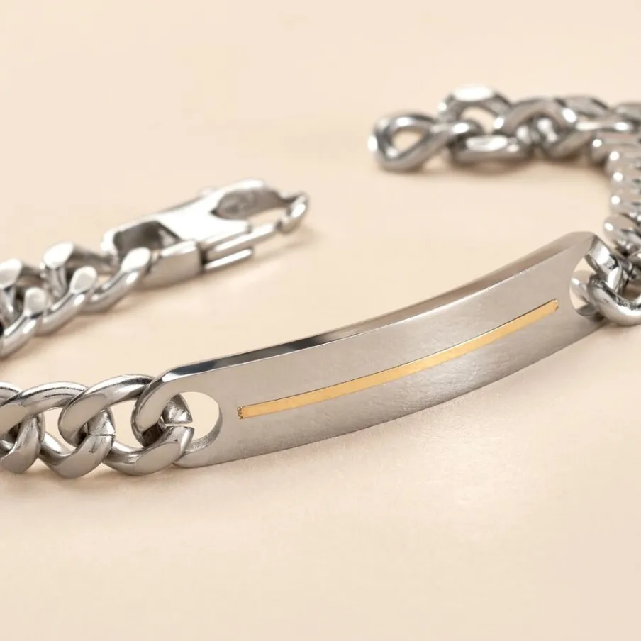 JOURDAN Bracelet Acier Gris