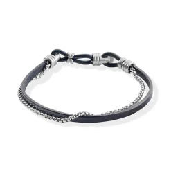 JOURDAN Bracelet Arpad Acier Argenté