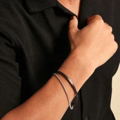 JOURDAN Bracelet Arpad Acier Argenté