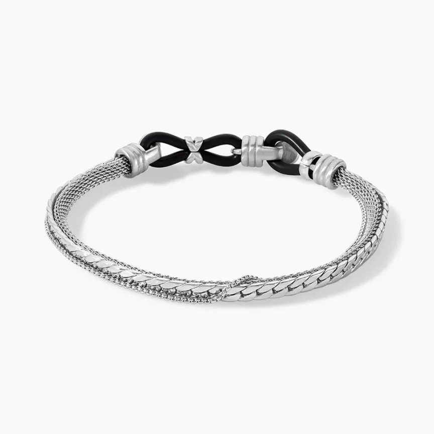 Bracelet Arpad Acier Argenté-JOURDAN Outlet