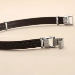 JOURDAN Bracelet Cuir Noir