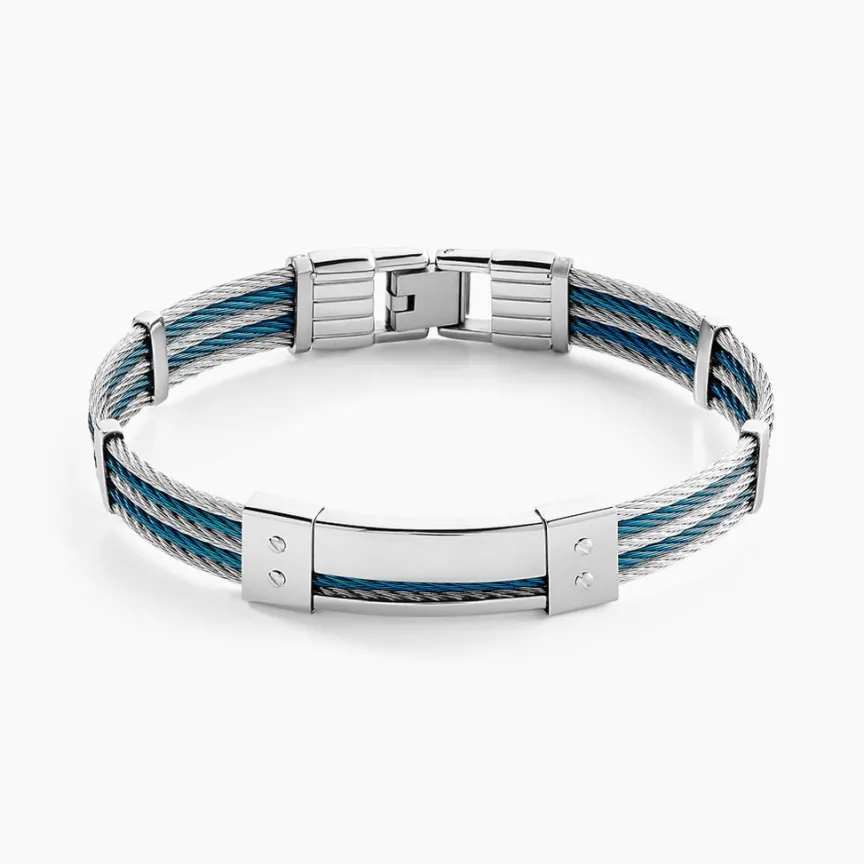 Bracelet Herens Acier Blanc-JOURDAN Clearance